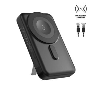 10,000mAh MagSafe Wireless Power Bank – 4-in-1 with Built-in Cables & Apple Watch Charger