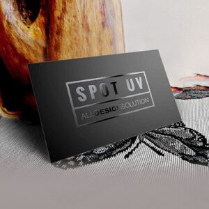 Spot UV Business Cards 400gsm – Matt Laminated Full Color (2 Sides)