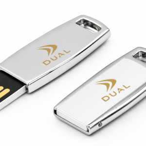 Thin White USB Flash Drive 4GB–32GB